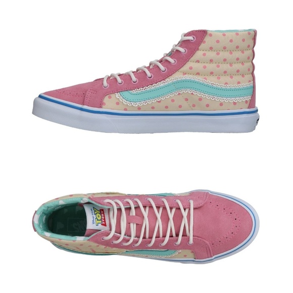 VANS x TOY STORY SK8-HI SLIM BO PEEP Pink Sneakers - Picture 2 of 8